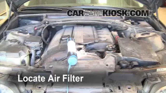 2002 BMW 325i 2.5L 6 Cyl. Sedan Air Filter (Engine) Replace